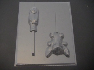 309sp Hawaiian Girl and Friend Chocolate or Hard Candy Lollipop Mold 